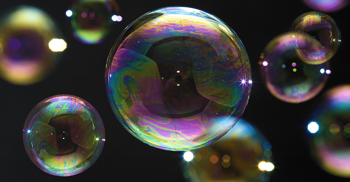 Por qué son redondas las burbujas